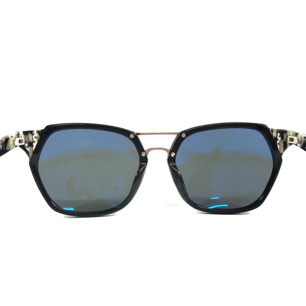 BOZ Sunglasses DESTINY 0005 Black Ivory with Pins Frames with Dark Gray Lenses